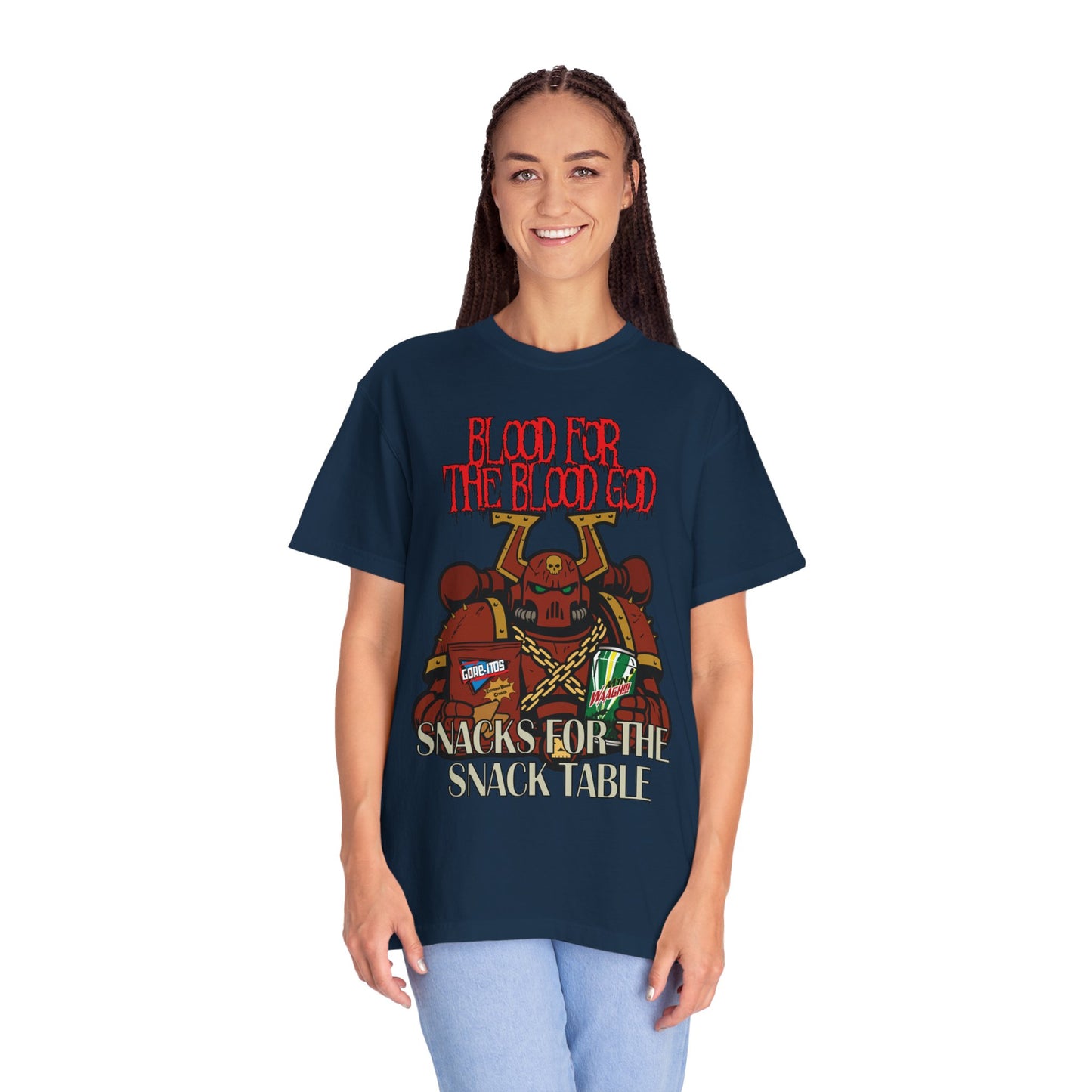 Warhammer 40k Khorne Berzerkers Unisex T-shirt - Chaos Memes and Snacks Design