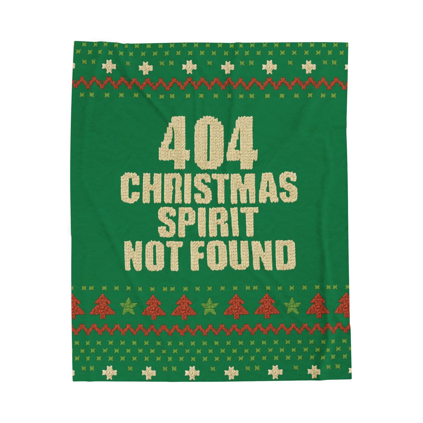 Christmas Spirit Not Found - Plush Blanket