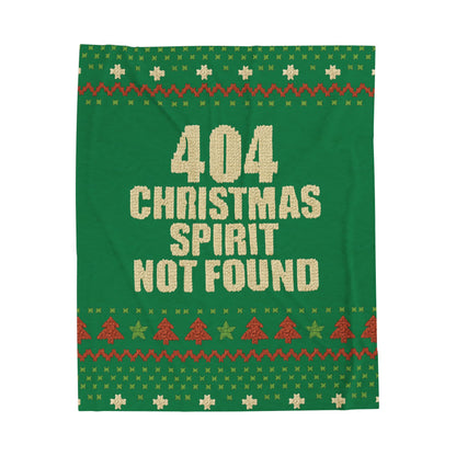 Christmas Spirit Not Found - Plush Blanket