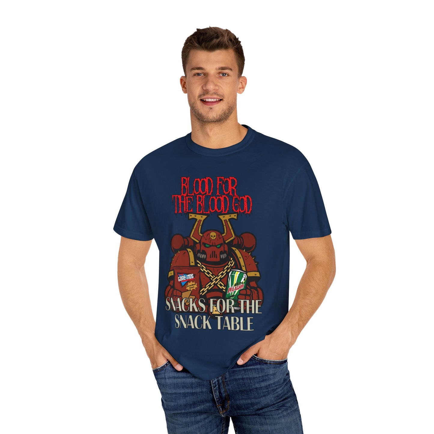 Warhammer 40k Khorne Berzerkers Unisex T-shirt - Chaos Memes and Snacks Design