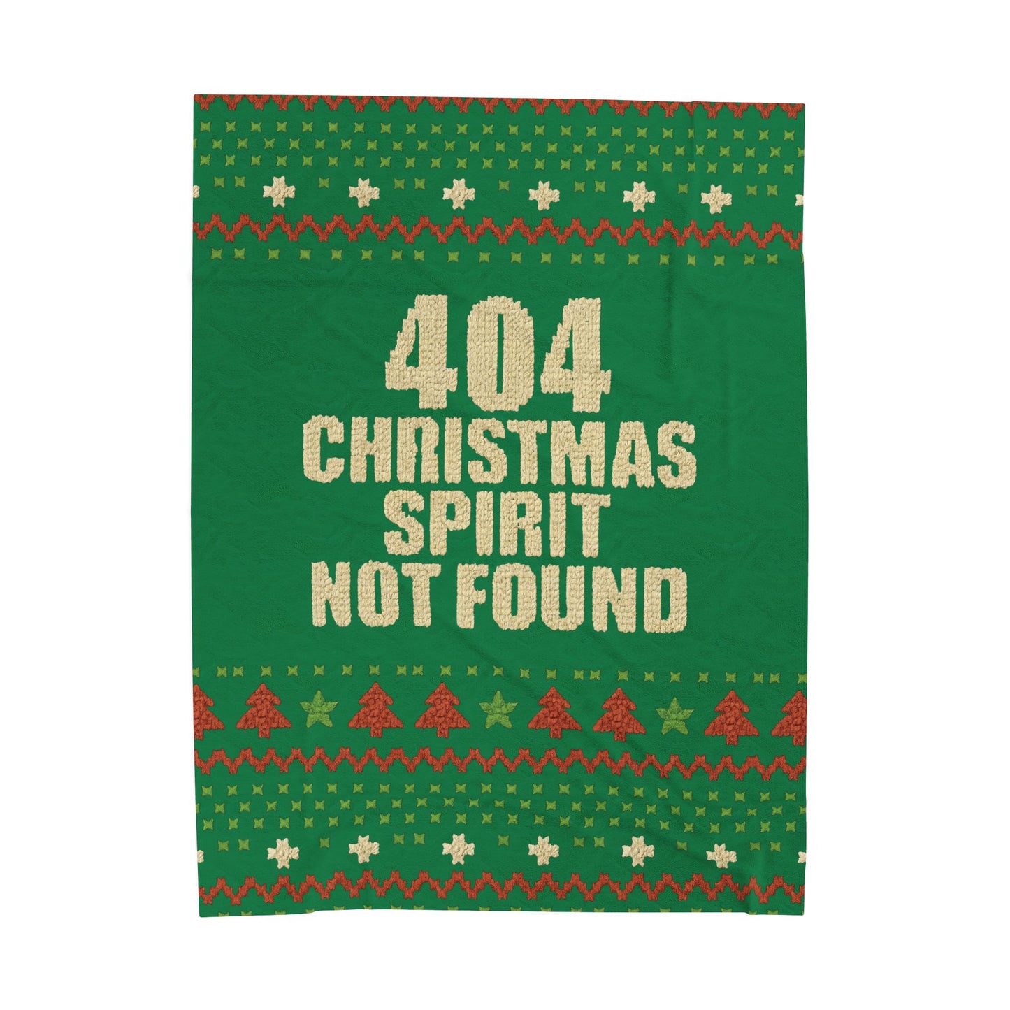 Christmas Spirit Not Found - Plush Blanket