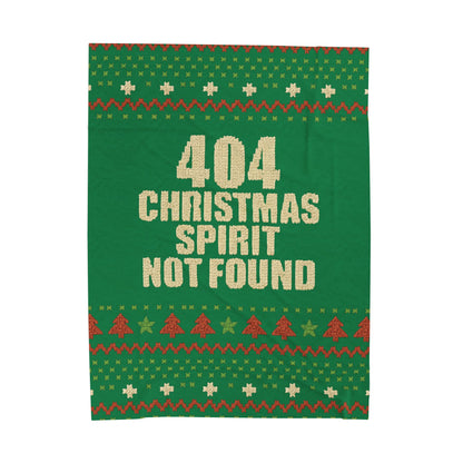 Christmas Spirit Not Found - Plush Blanket