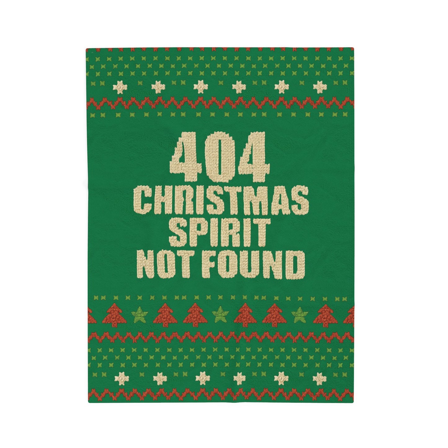 Christmas Spirit Not Found - Plush Blanket