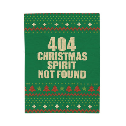 Christmas Spirit Not Found - Plush Blanket