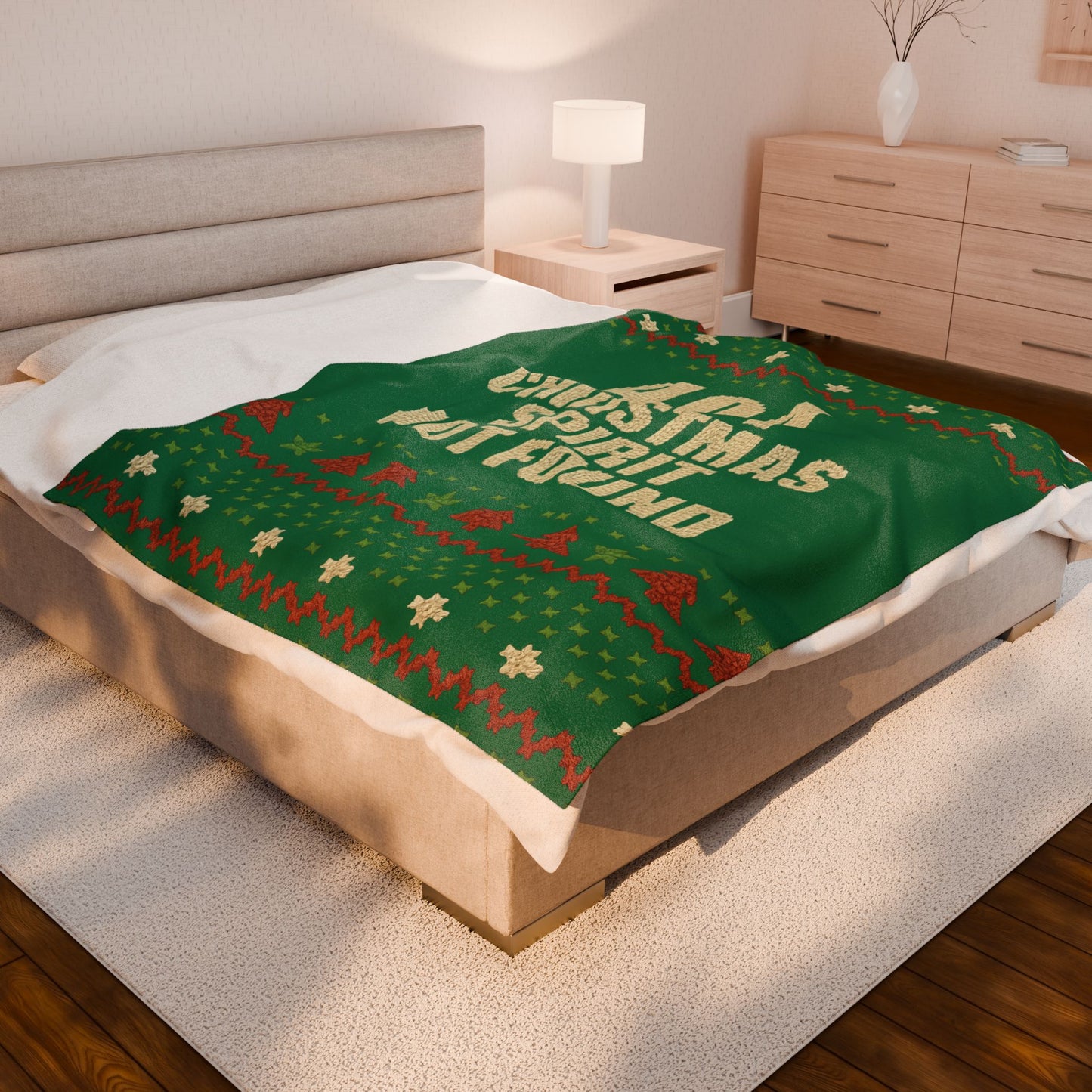 Christmas Spirit Not Found - Plush Blanket